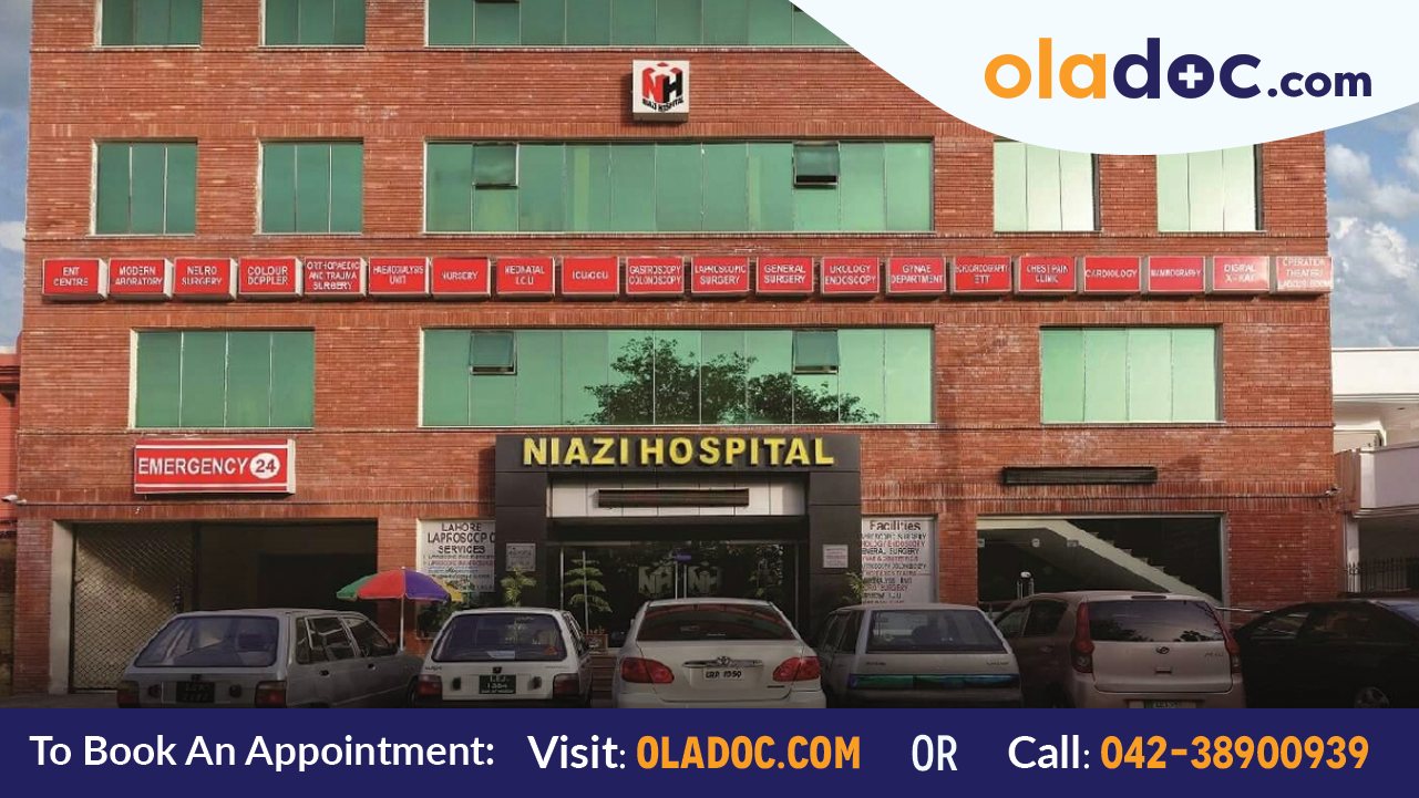 Front View of Niazi Hospital Lahore